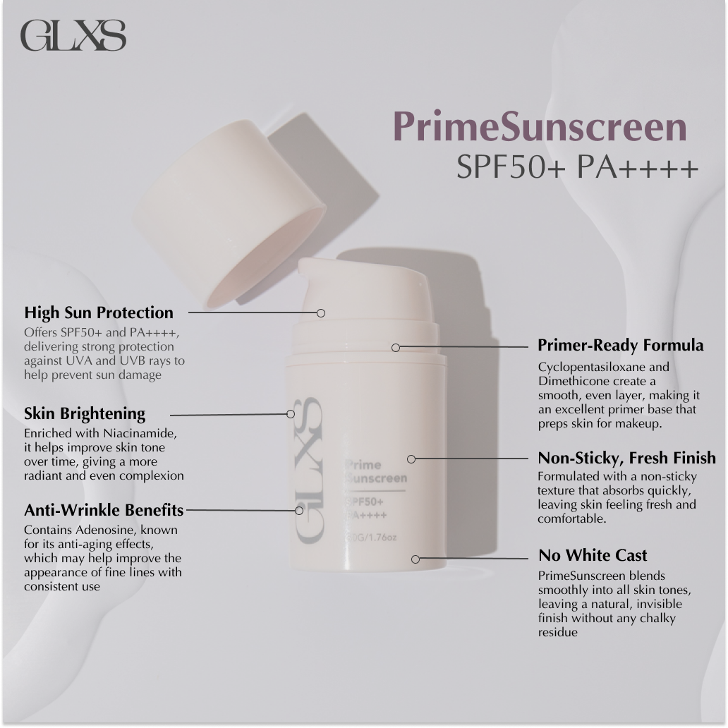 GLXS Must-have VALUE SET (1 PrimeSunscreen + 3 Purifying Touchup) and GWP