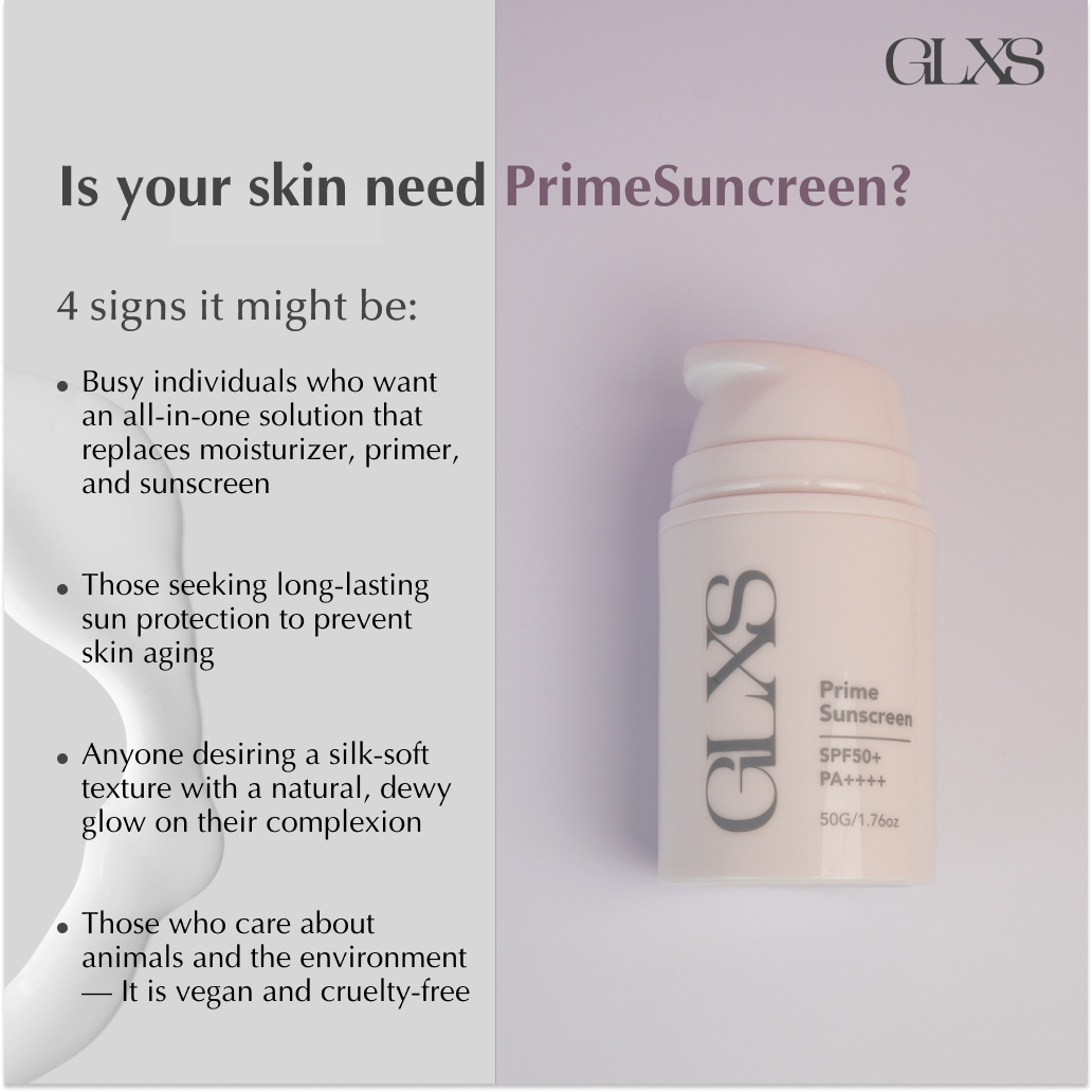 GLXS Must-have VALUE SET (1 PrimeSunscreen + 3 Purifying Touchup) and GWP
